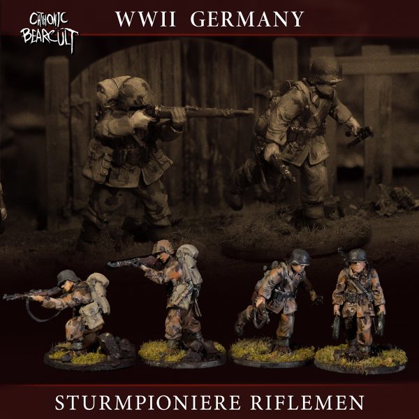 cbc_assaultpioneers_rifle_title German Assault Pioneers with rifles STL 28mm