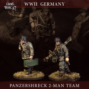 Panzershreck Team - 2 Man Standing STL 28mm