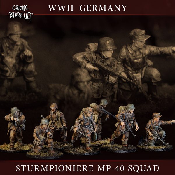 cbc_ger_sturmpioneere_smg_title German Assault Pioneer squad with SMG STL 28mm