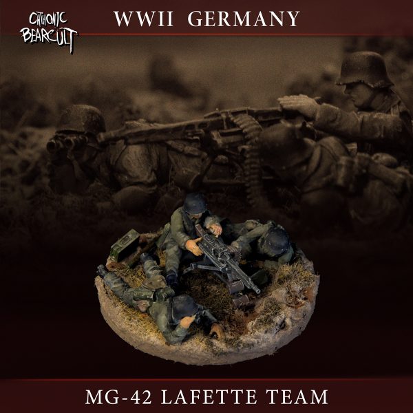 cbc_mg42Lafette_title MG-42 Team 3-Man Lafette STL 28mm