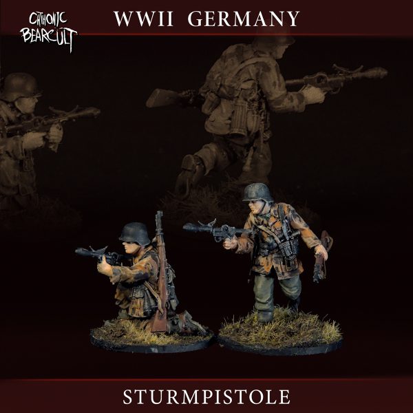 cbc_sturmpistole_title German Pioneers with Sturmpistole STL 28mm