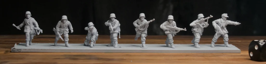 german ww2 squad printed in resin